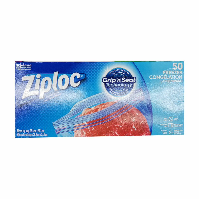 Ziploc Freezer Bags Large 50ct